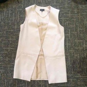 Topshop pink blazer/vest